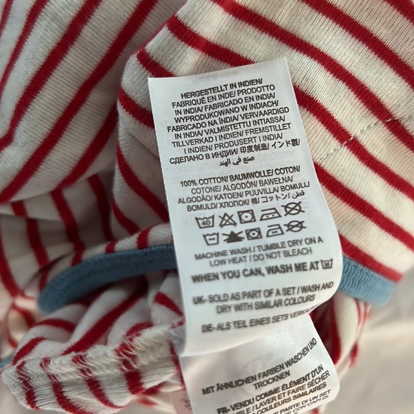 Baby Boden Romper Red/White Stripes Size 18-24 M - Picture 4 of 4